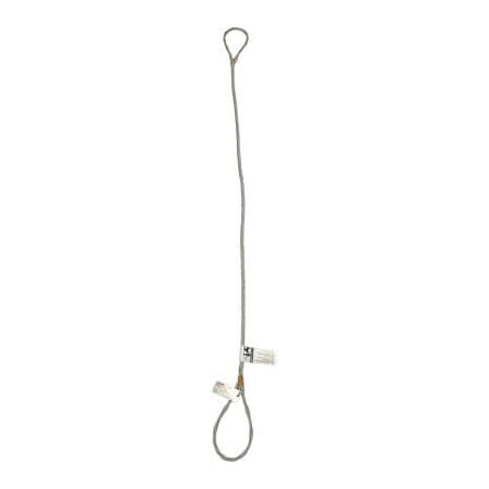 Mazzella Lift America Wire Rope Sling 1in x 6' Eye & Eye, 9800/11200/22400 Lbs Cap S602084